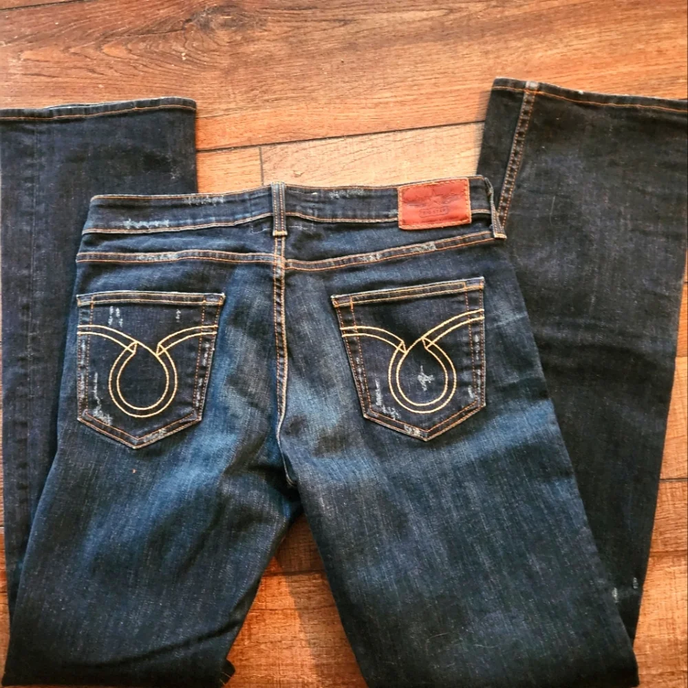 Big Star Women's Boot Cut Jeans - Dark Blue - Picture 9 of 14